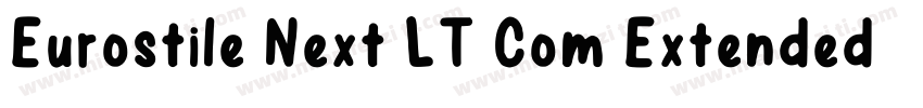Eurostile Next LT Com Extended字体转换